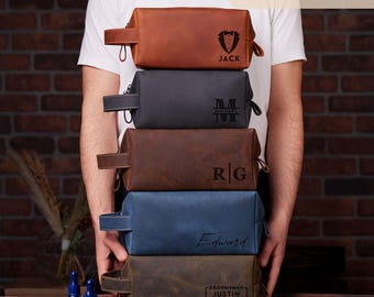 Mens Toiletry Bag, Dopp Kit Gifts for Dad, Best Gifts for Men, Gifts for Boyfriend, Gifts for Husband, Groomsmen Personalized Gifts for Men