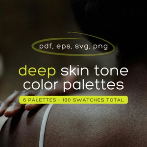 Color Palettes, Color Swatch, Procreate Palette, Brown Color Palette, Portrait Color Palette, Color Palette Bundle, Skin Tone Colors