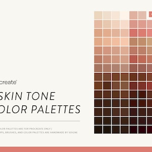 5 Realistic Skin Color Palettes for Procreate