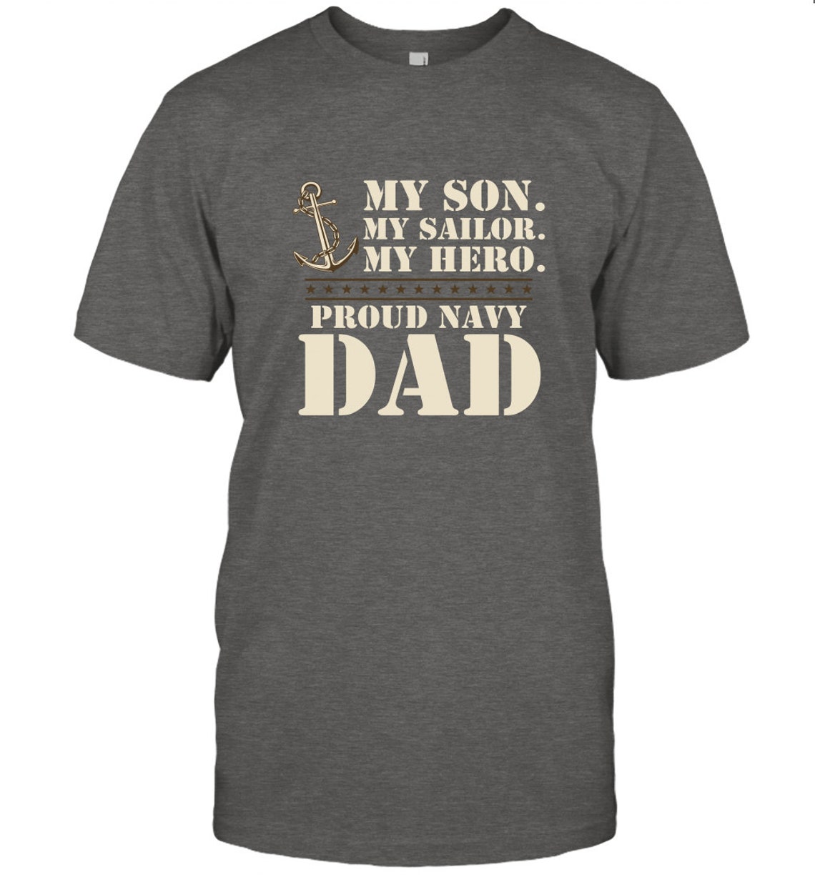 Proud Navy Dad Shirt Proud Navy Dad Shirt Navy Family Day | Etsy