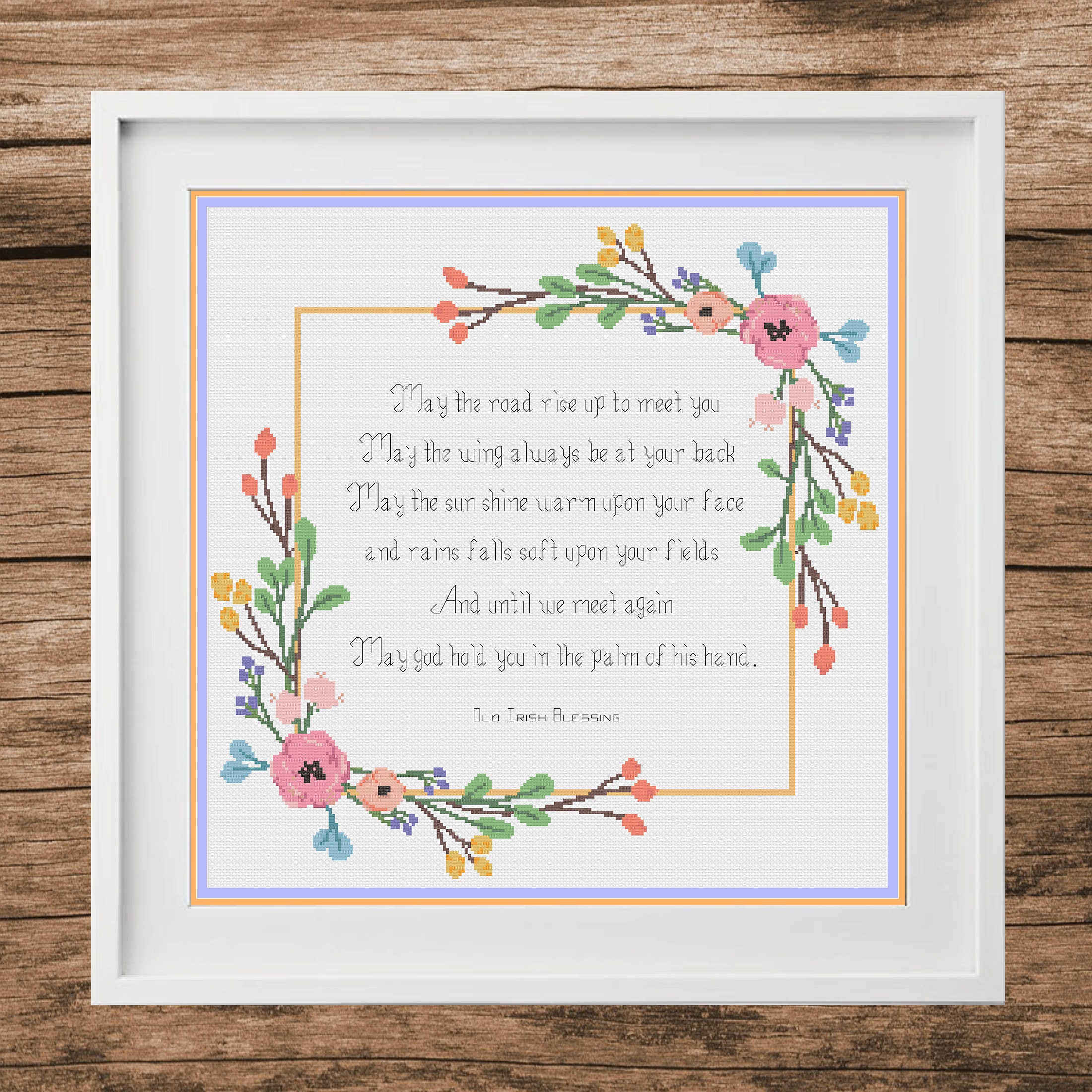 Irish Blessing. Cross Stitch Pattern PDF Etsy