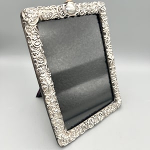 Victorian Sterling Silver Photo Frame, Matthew J. Jessop, Birmingham, 1900