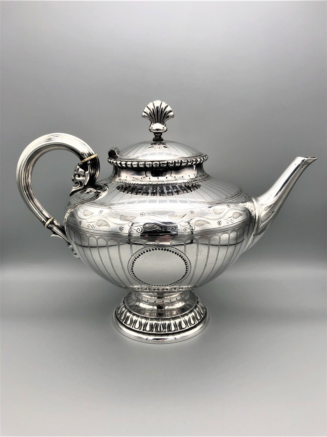 Victorian Silver Plated Large Teapot Elkington & Co Etsy