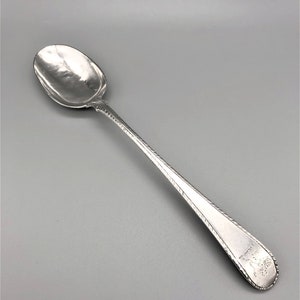 George III Sterling Silver Serving Spoon, William Turton, London, 1774
