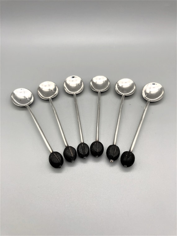 アンティーク スターリングシルバー コーヒー豆スプーン