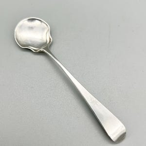 George III Sterling Silver Salt Spoon, Stephen Adams, London, 1794