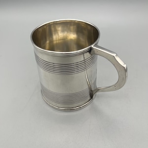 George III Sterling Silver 1/4Pt Tankard, William Bateman (I), London, 1816