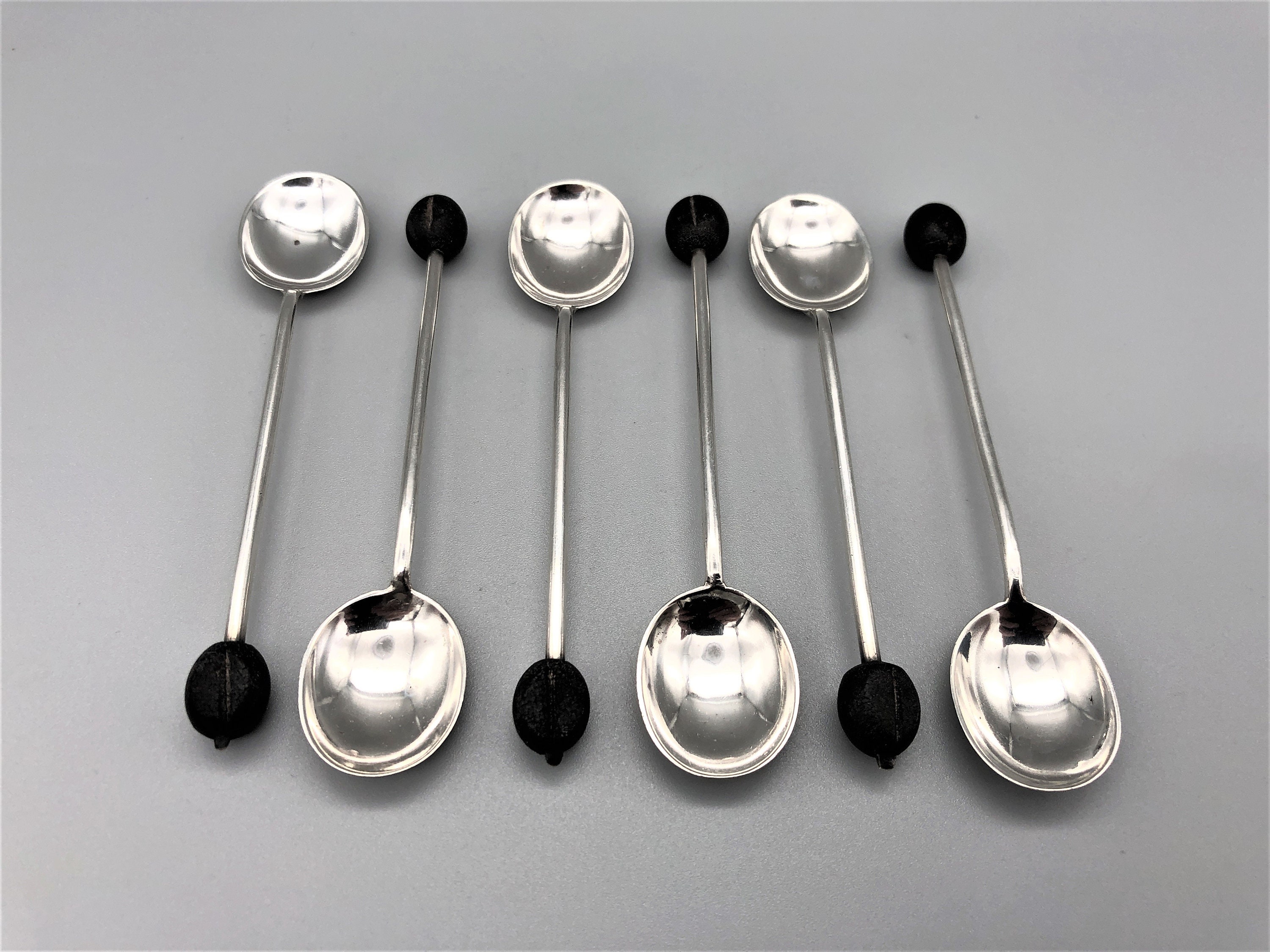 アンティーク スターリングシルバー コーヒー豆スプーン