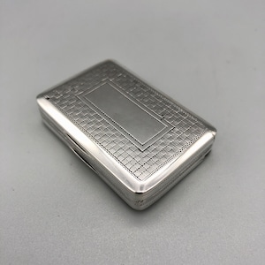 George III Sterling Silver Snuff Box, Samuel Pemberton, Birmingham, 1807