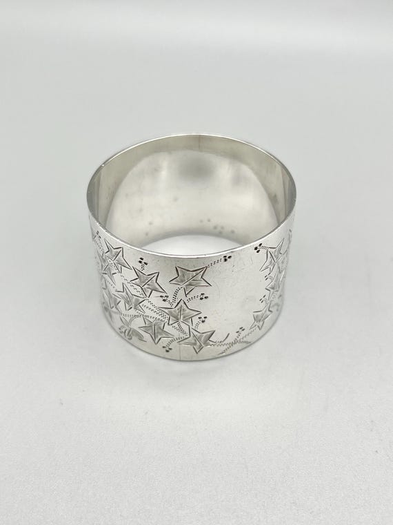 エドワード朝時代のスターリングシルバー製ナプキンリング、ヘンリー