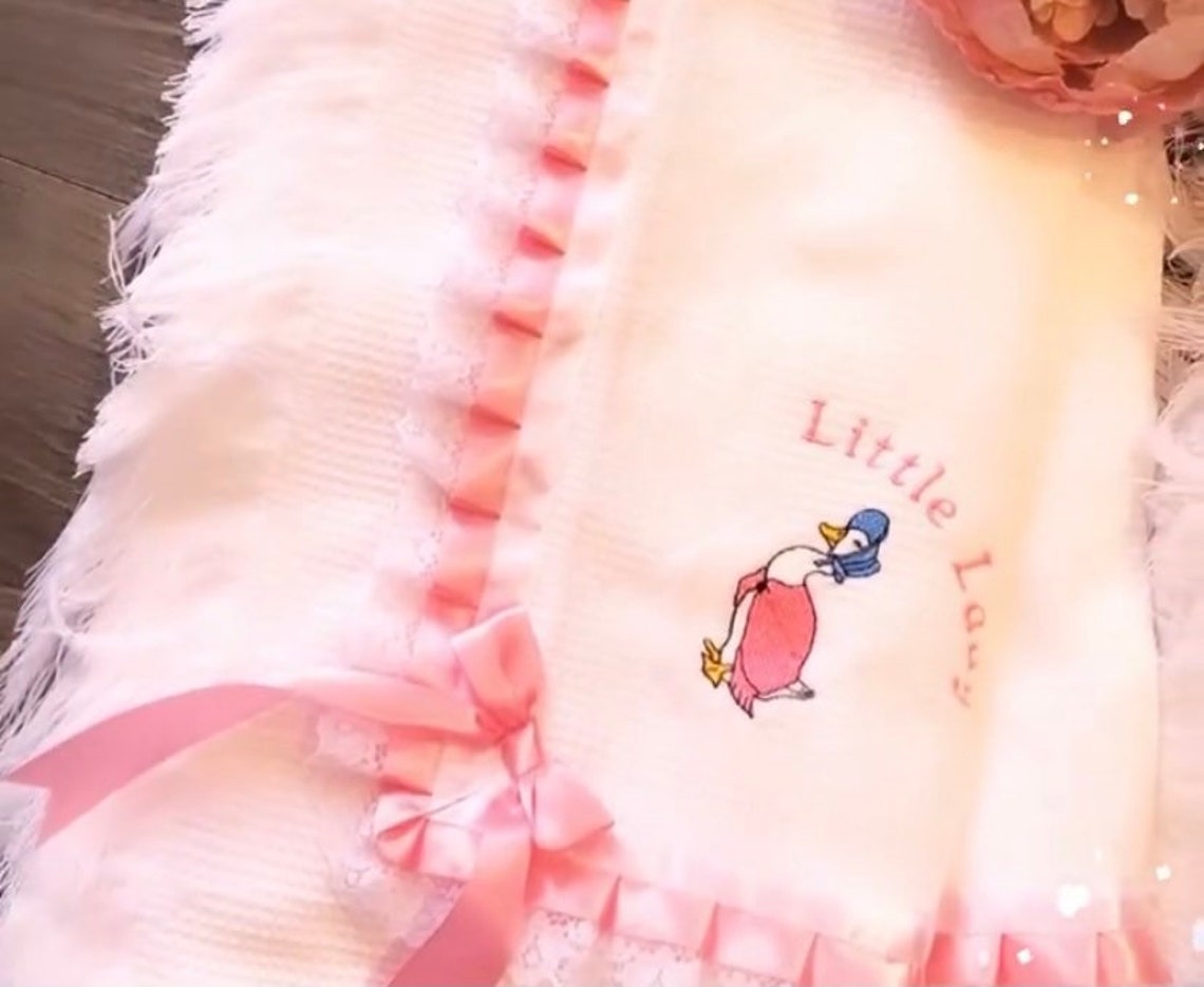 Peter Rabbit Style Baby Blanket - Etsy