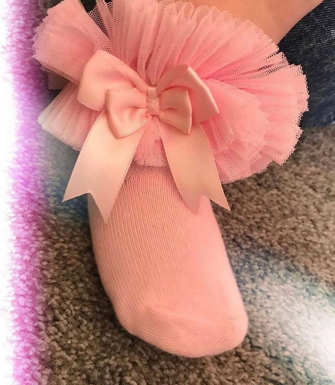 Tutu socks / Frilly socks / Ruffle socks / bow socks Etsy