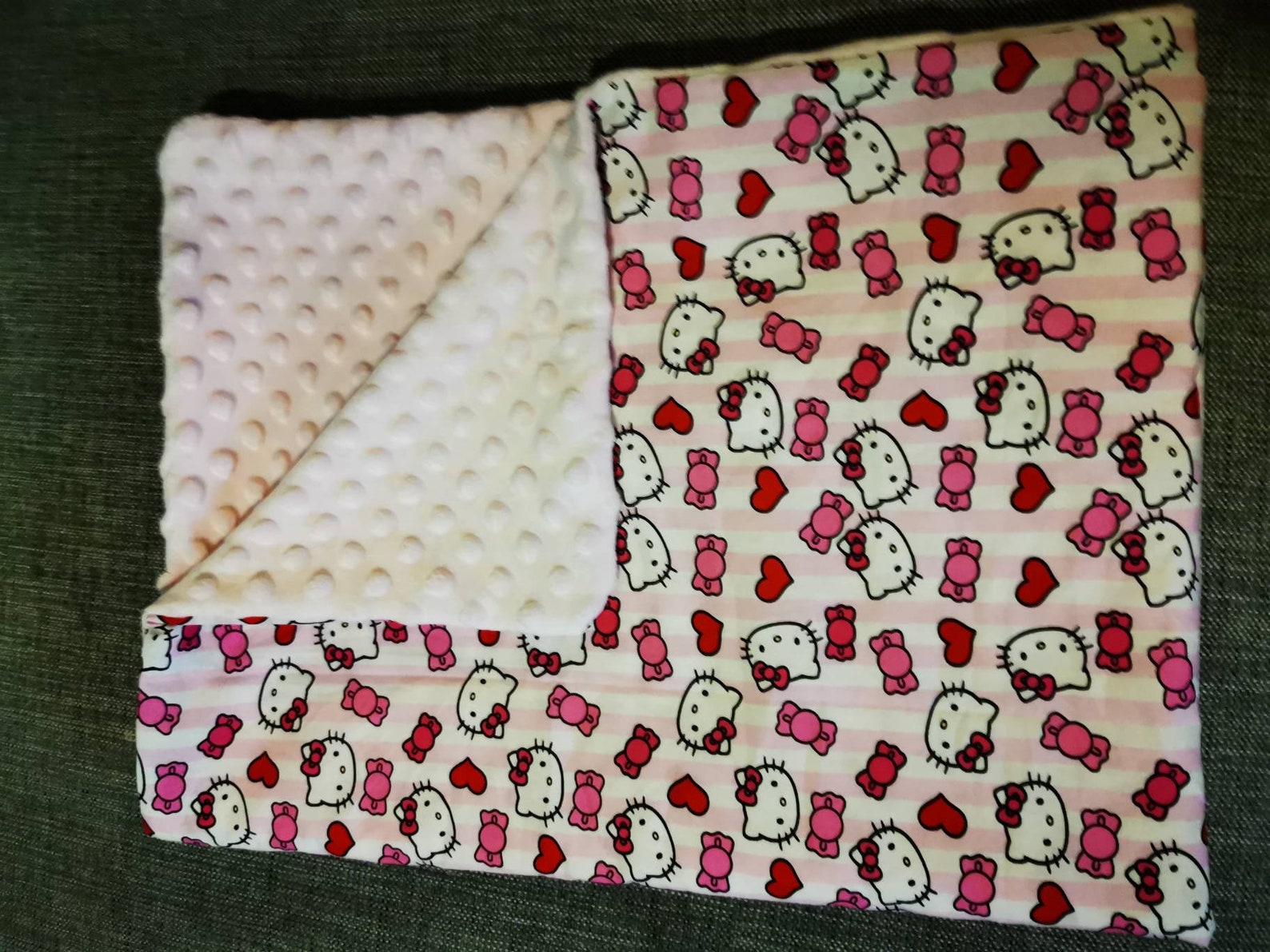 Hello Kitty minky baby blanket Etsy