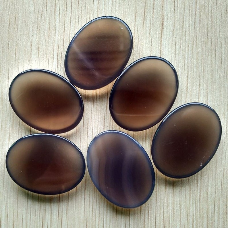 Wholesale 6pcslot good quality natural grey onyx Oval CAB CABOCHON 30x40mm charms beads for Diy jewelry making free shipping