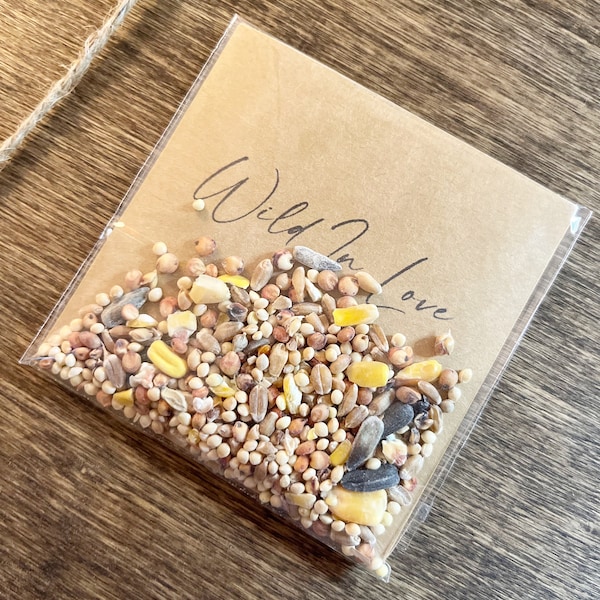 Bird Seed Confetti for Weddings & Events, 100% biodegradable party favors or event decor