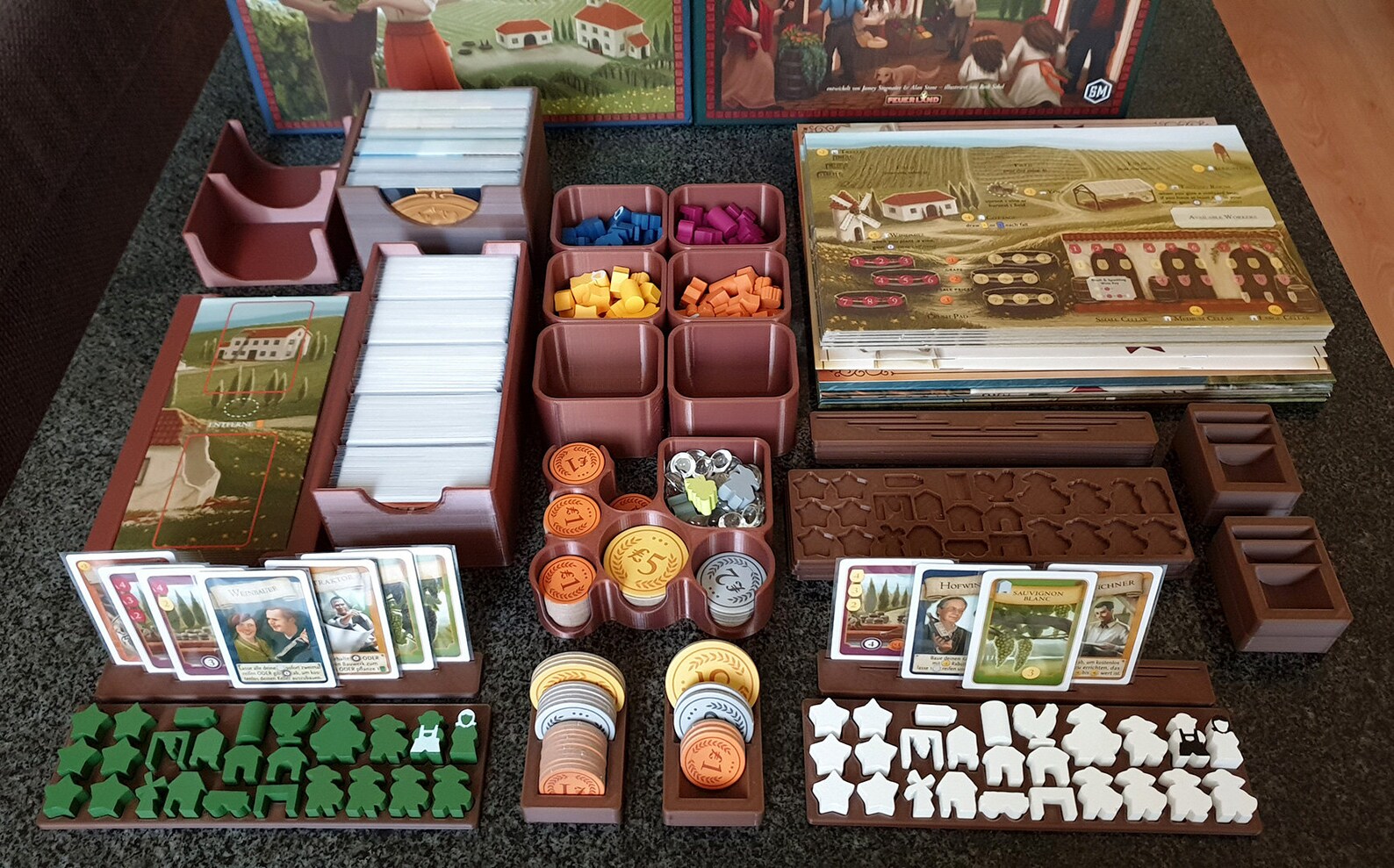 Viticulture & Tuscany Board Game Insert Etsy