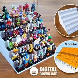 Modular Minifigure Display Stand (3D printing files)