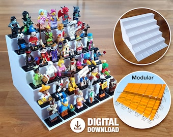 Modular Minifigure Display Stand (3D printing files)