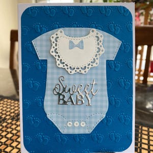Biglietto di auguri per baby shower per un maschietto, grazioso biglietto con busta