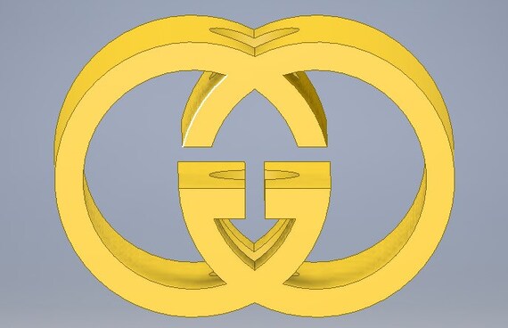 gucci logo 3d