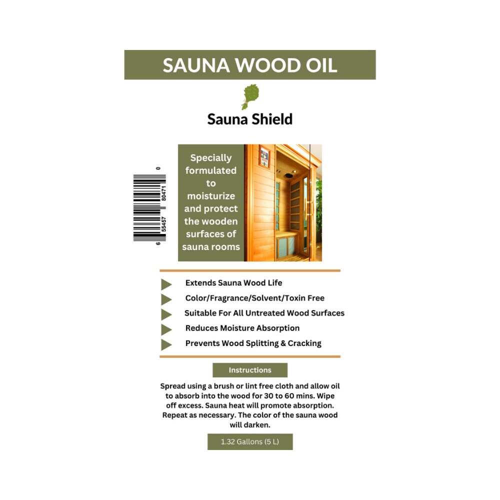 Sauna Room Care Set: Sauna Wood Oil & Sauna Wood/room Cleaner 1.32 ...