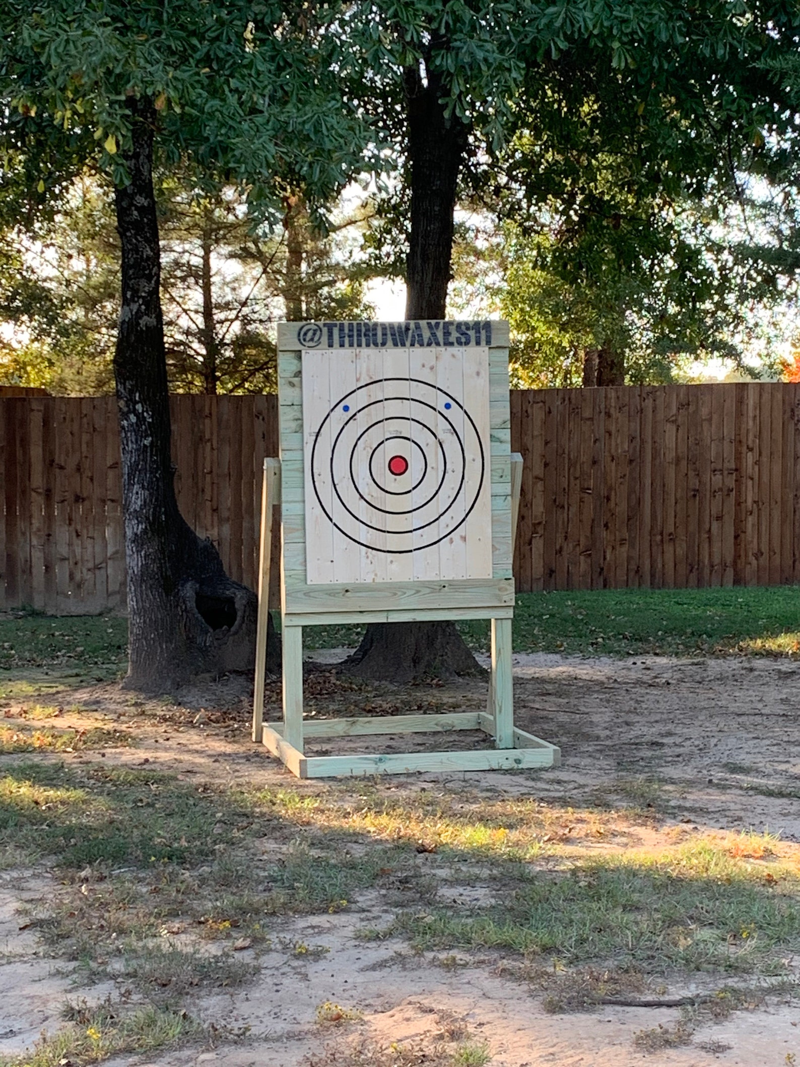 Heavy duty axe throwing target board with stand The Etsy
