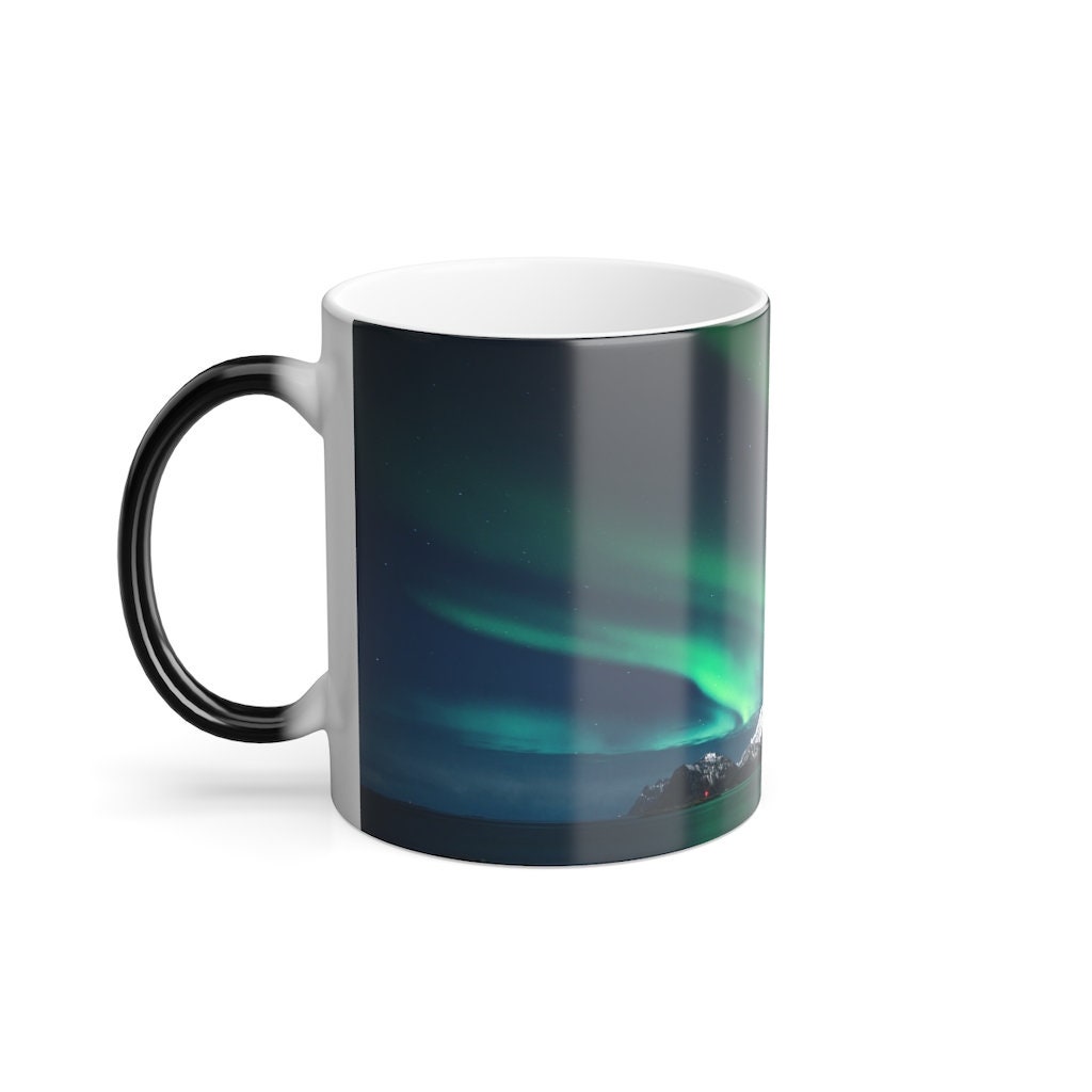 Stranger Things Bracelet Aurora Borealis Moon Mug, Color Changing ...