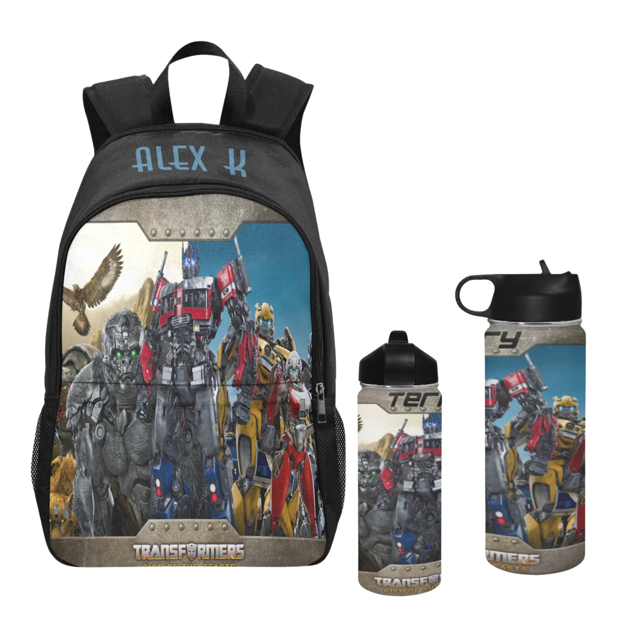 Transformers OFFICIAL Optimus Prime Black 24 oz Insulated Canteen Water  Bottle, Leak Resistant, Vacu…See more Transformers OFFICIAL Optimus Prime