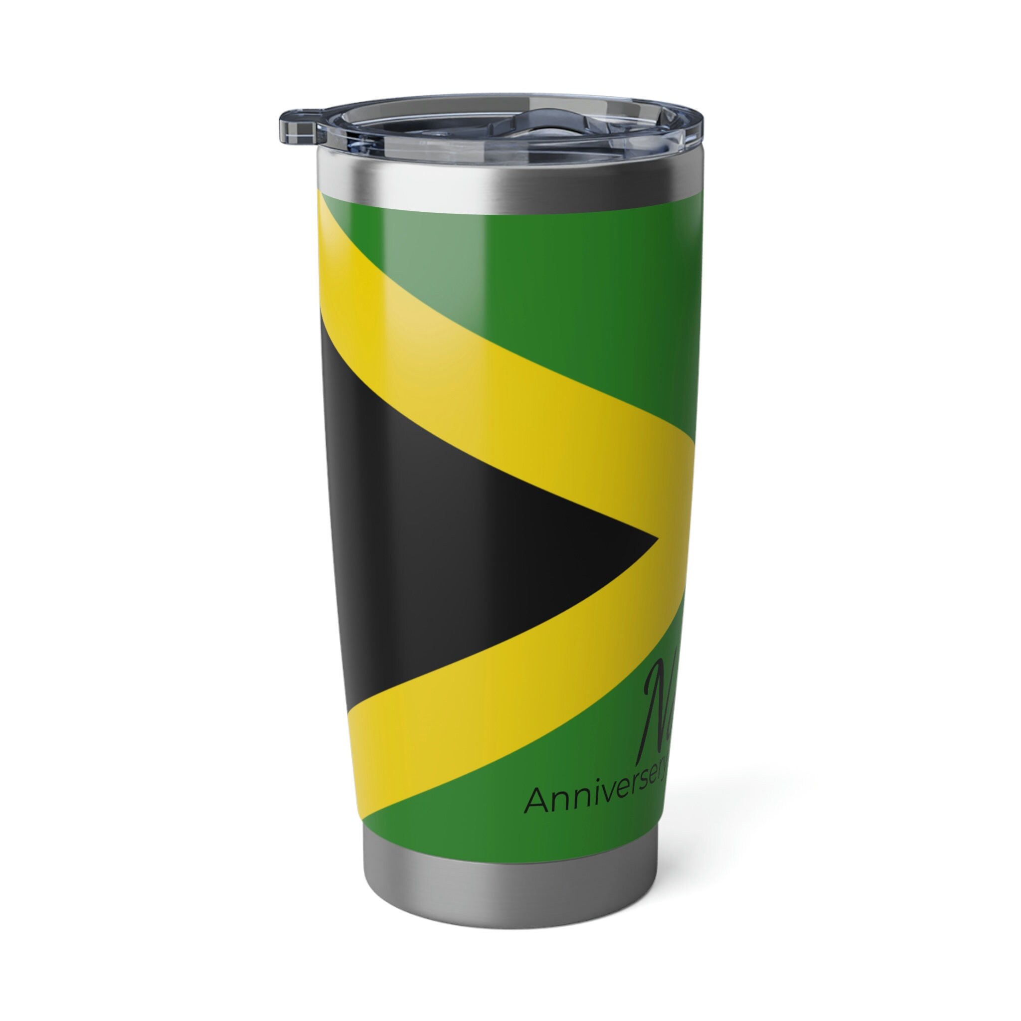 Customized Jamaica Flag Tumbler, Personalized Jamaican 20oz Tumbler