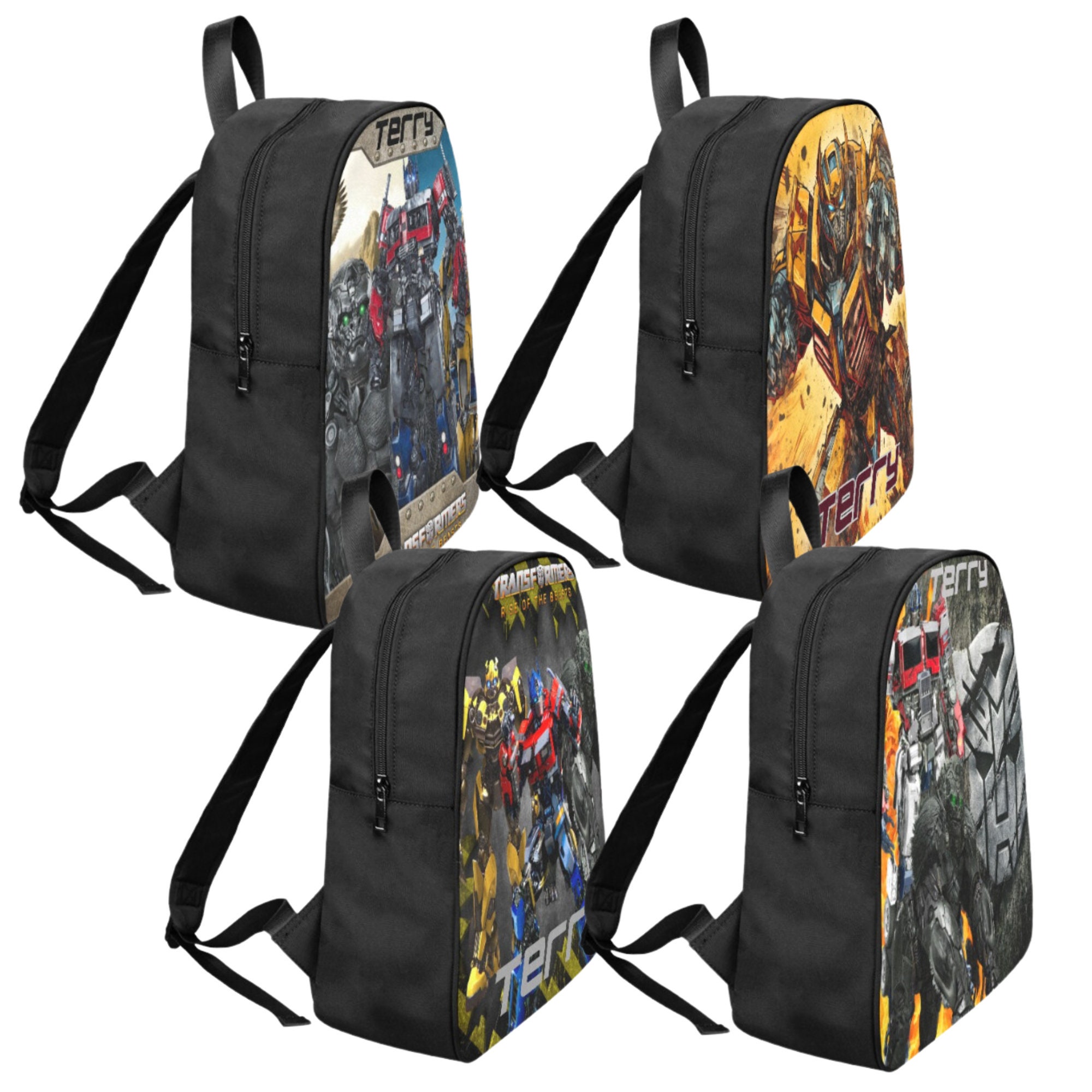 Personalized Transformers Backpack, Transformers School Bag, Rise of