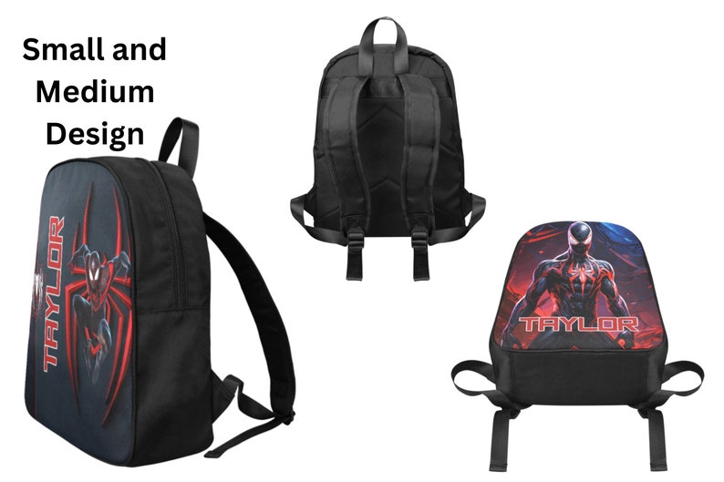 Personalized Spider Man Backpack/miles Morales Backpack/spider Man
