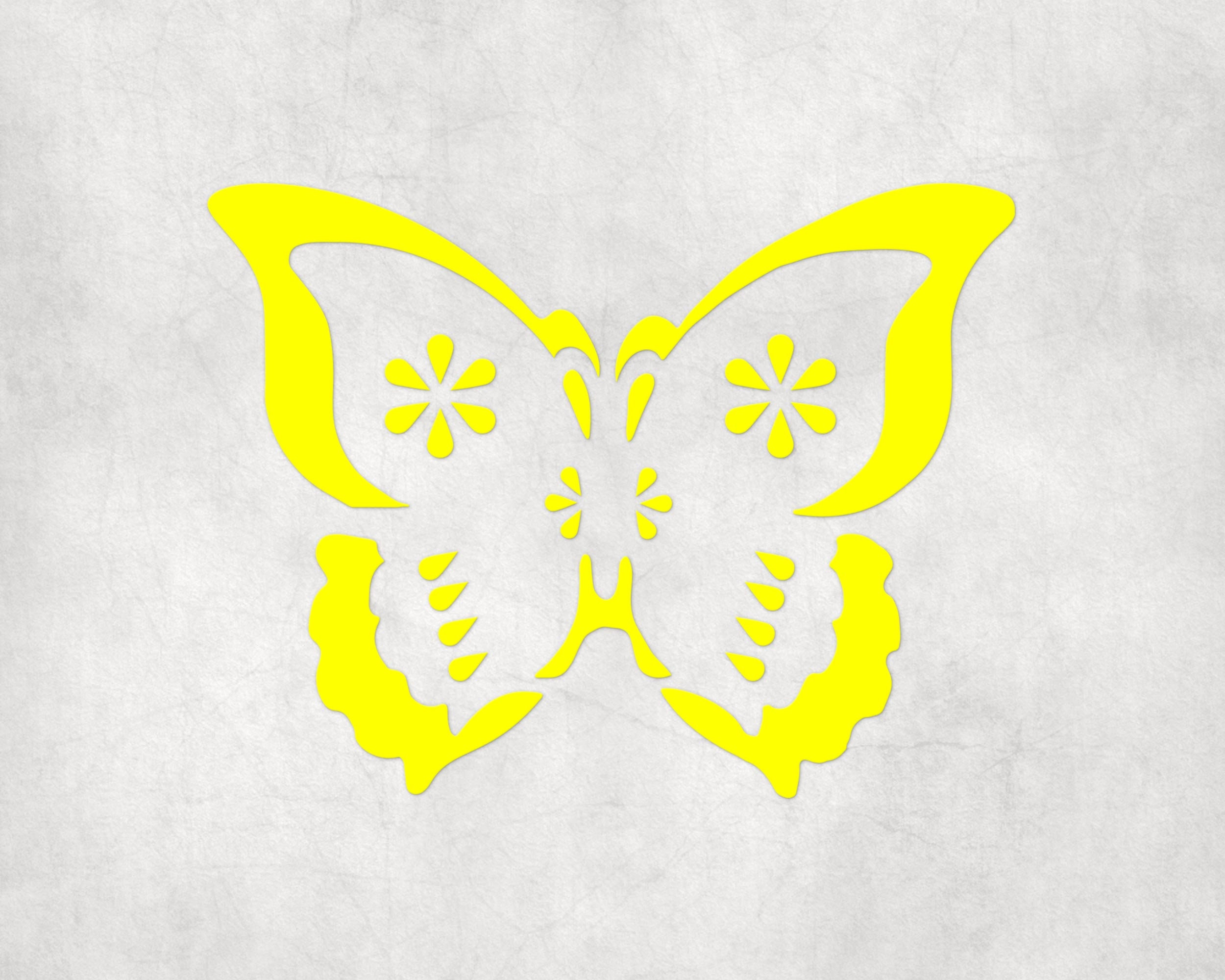 Butterfly Decal Butterfly Car Decal Car Butterfly Decal Etsy