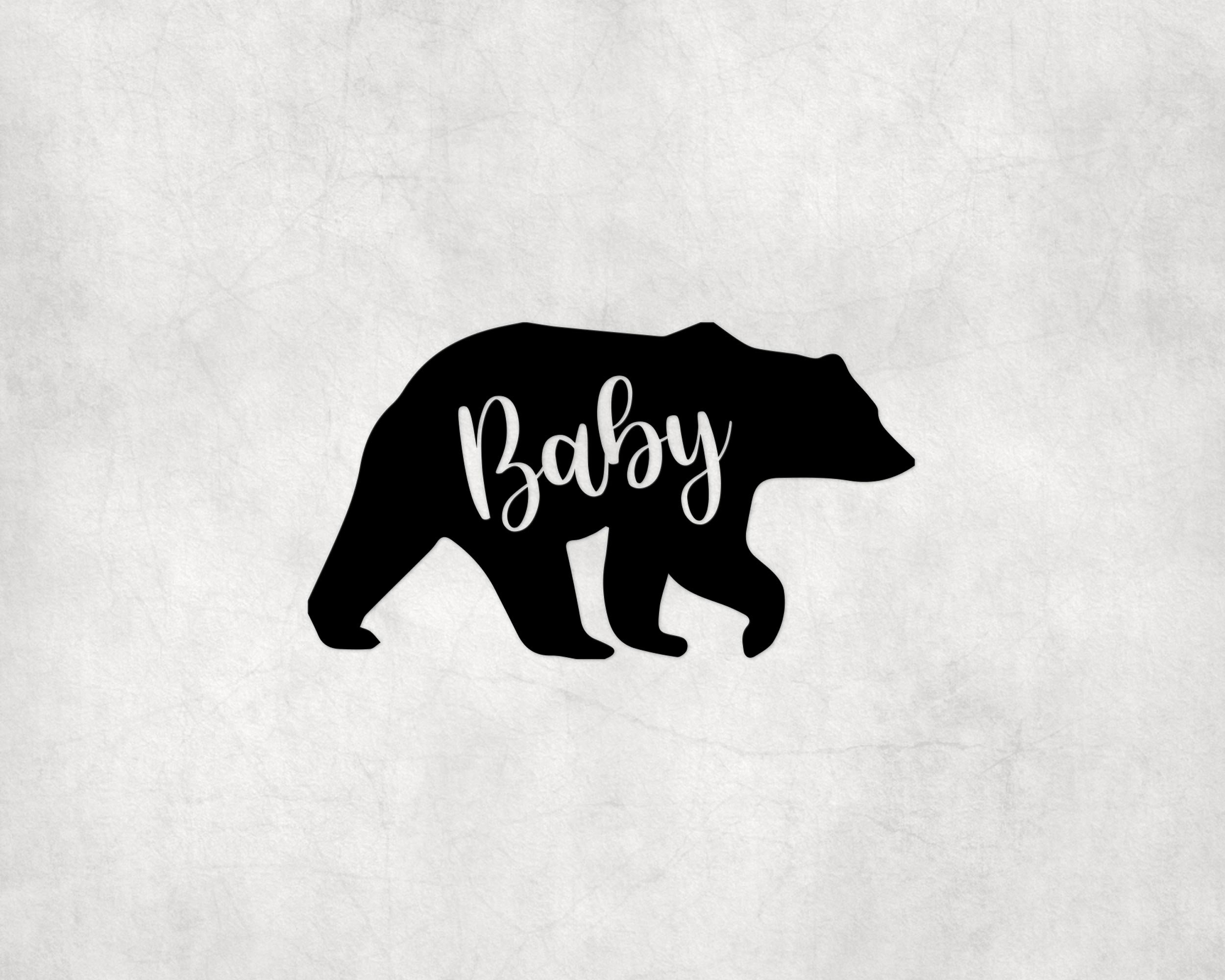 Baby Bear Stickers Bear Stickers Baby Bear Newborn Etsy