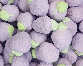 JELLY Filled BLACKBERRY MARSHMALLOWS Pick & Mix Sweets Kids Party Fruit Fizzy