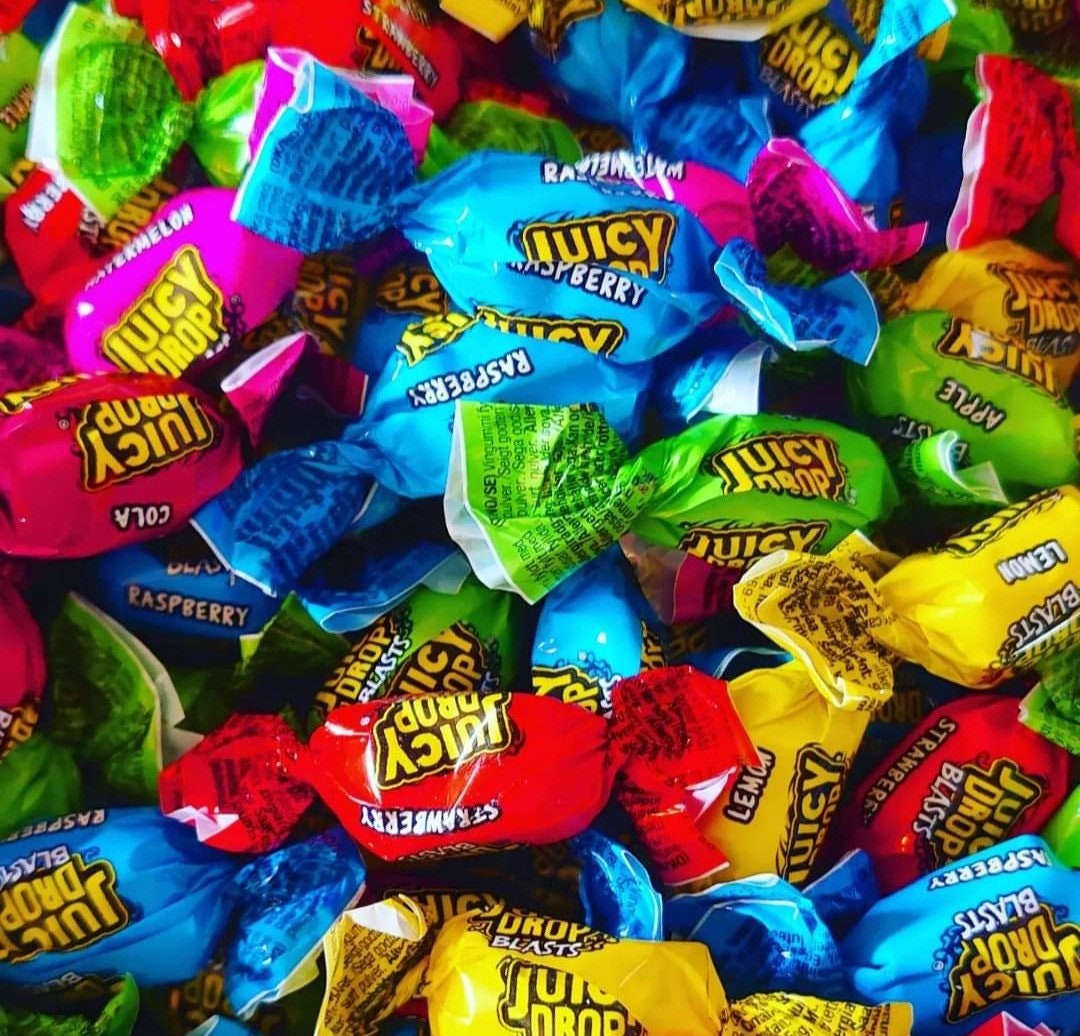 Bazooka JUICY DROP BLASTS Pick & Mix Sour Candy Sweets Confectionery