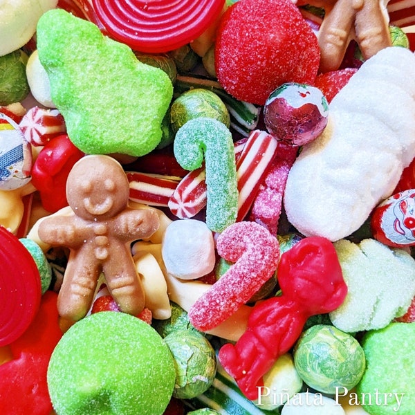 CHRISTMAS FESTIVE MIX Assorted Pick & Mix Candy Sweets Confectionery Kids Party