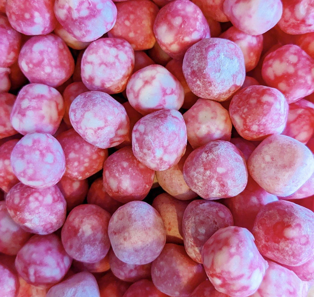1kg Strawberry Bon Bons - Chewy Retro Pick N Mix Sweets For - View #3