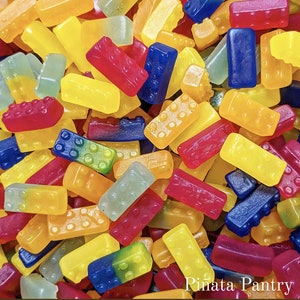 JELLY BUILDING BRICKS Pick & Mix Vegan Candy Sweets Kids Novelty Party