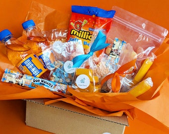 IRON BREW Mega Sweet BOX Sweet Shop Scottish Irn Bru Candy Pick & Mix Wedding Anniversary Gift Bundle