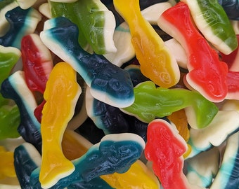 JELLY SHARKS Pick & Mix Candy Sweets Confectionery Kids Animal Party