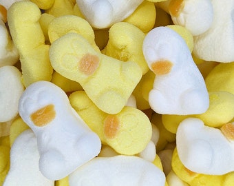 MARSHMALLOW DUCKS Pick & Mix Candy Sweets Kids Easter Chick Mallow Animal Party
