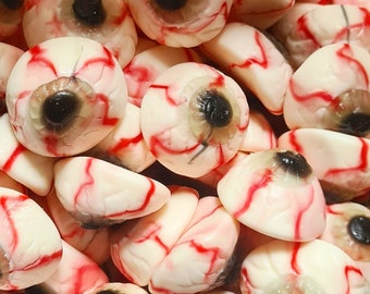 JELLY EYEBALLS Pick & Mix Halloween Spooky Scary Candy Sweets Kids Party