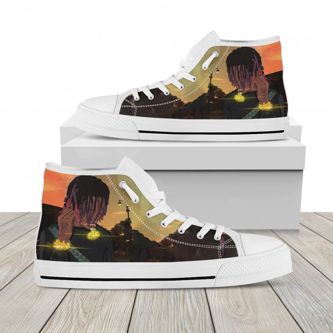 Famous Dex Rapper Shoes Custom Shoes Custom Canvas Shoes Famous Dex Rapper Shoes Custom Shoes Custom Canvas Shoes