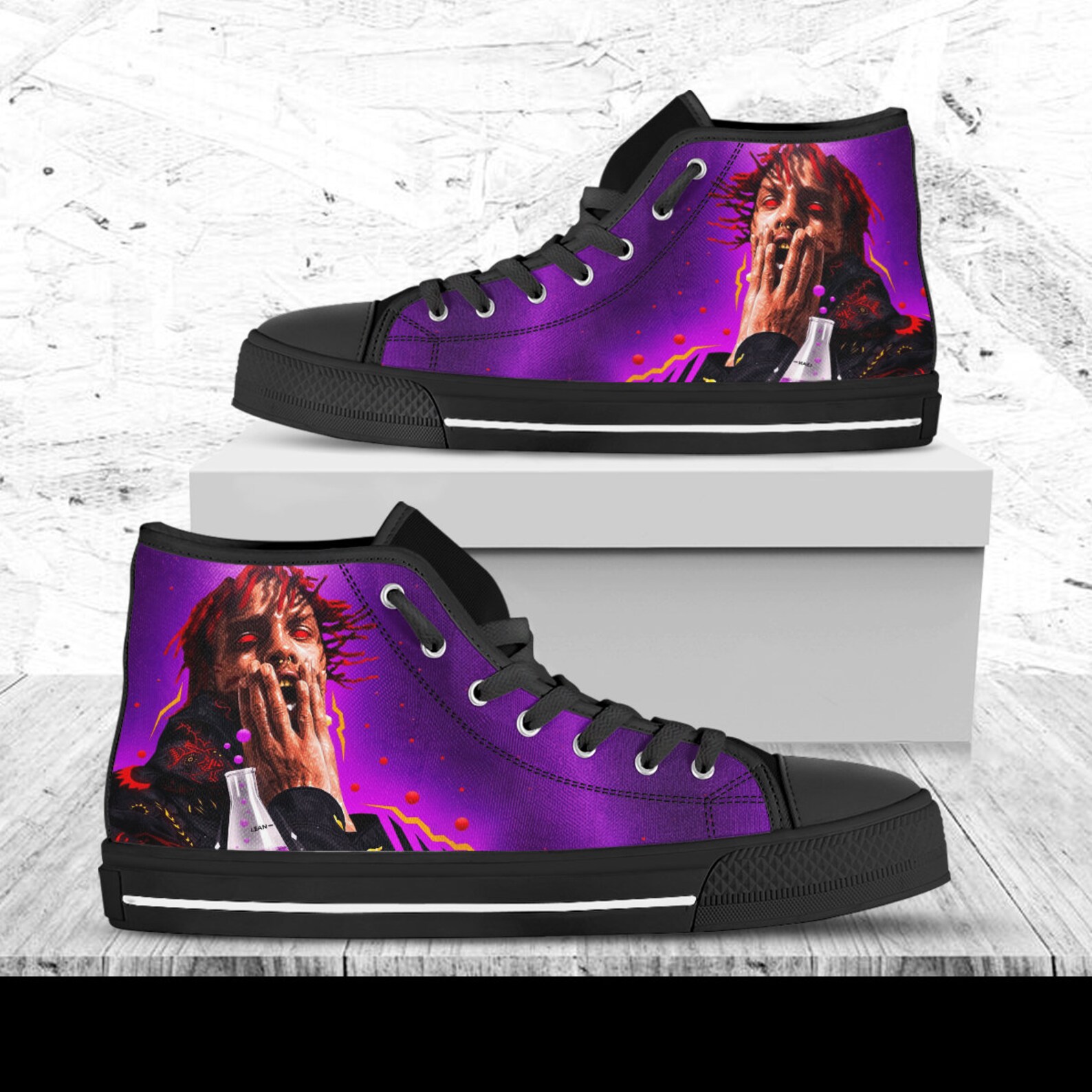 Famous Dex Rapper Shoes Custom Shoes Custom Canvas Shoes Famous Dex Rapper Shoes Custom Shoes Custom Canvas Shoes