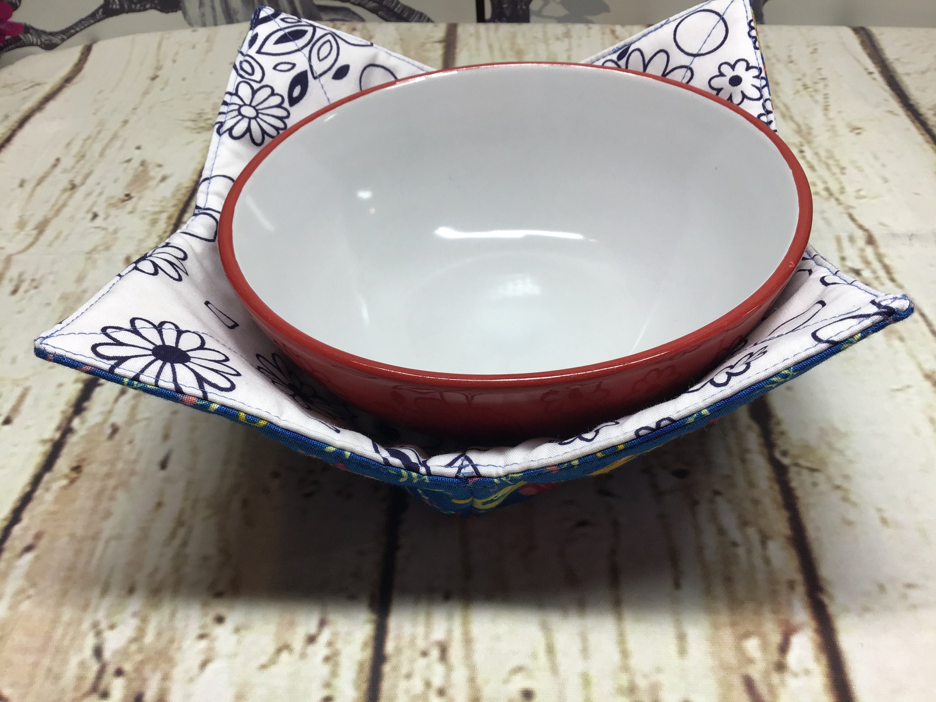 Microwave Bowl Cosy Soup Bowl Cozy Hot Bowl Holder Bowl Etsy