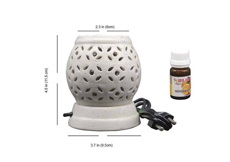 Small Size Aroma Oil Ceramic Diffuser Burner with Electric Etsy