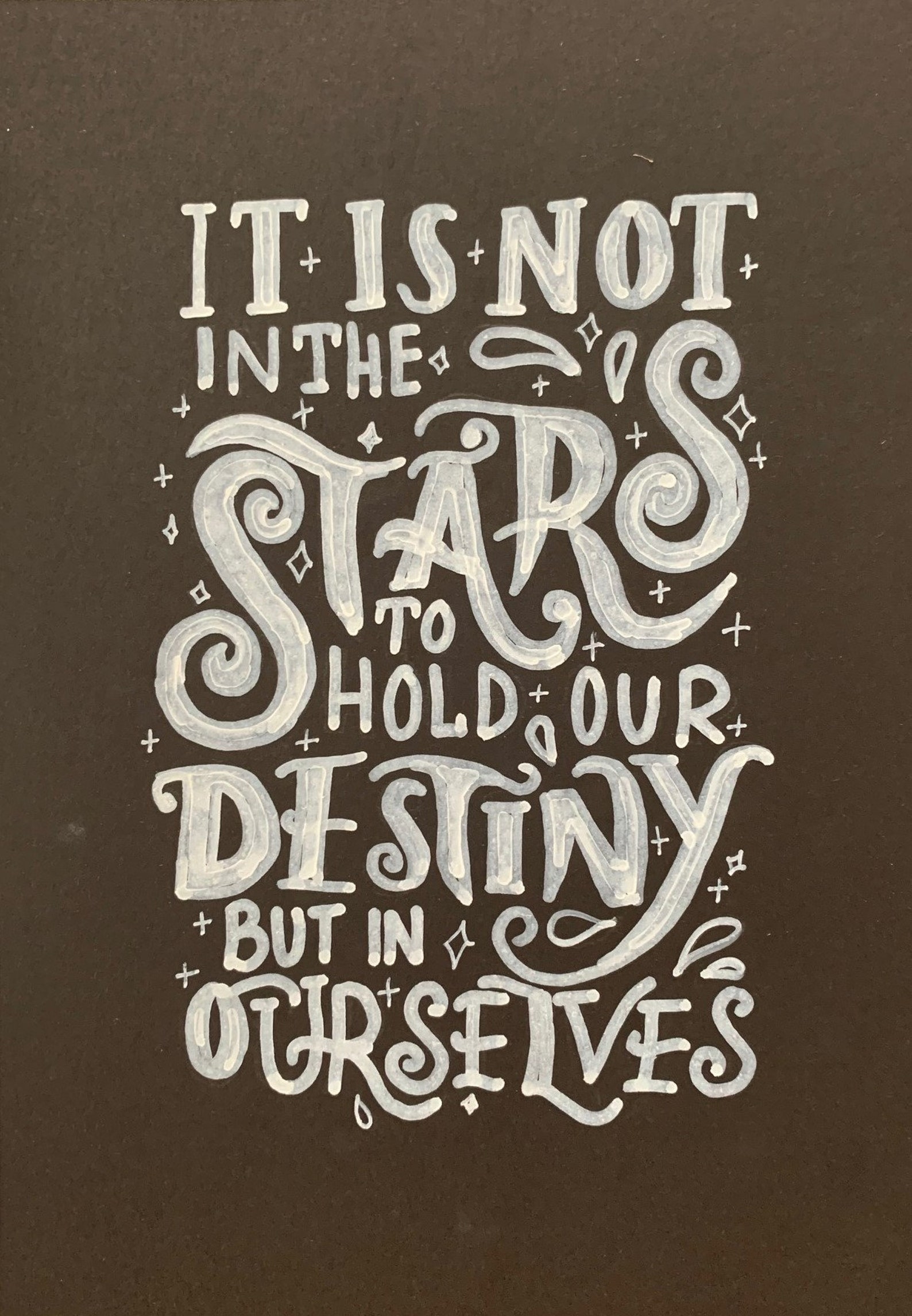 Impression de citation de Destiny Etsy Impression de citation de Destiny Etsy