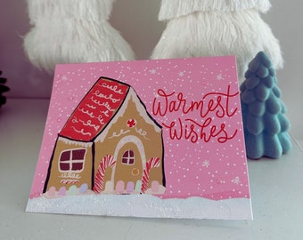 Gingerbread House Holiday Card