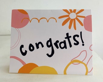 Retro Congratulations Card