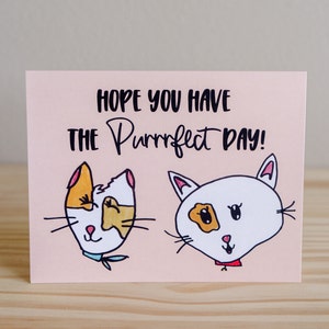 Passez une journée de ronronnement! Carte Kitty